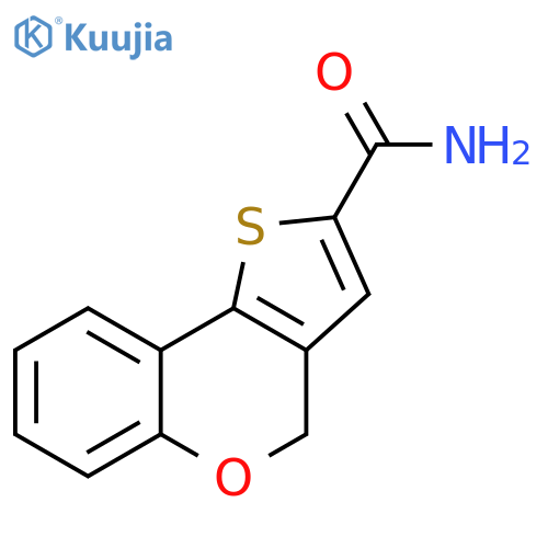 4H-Thieno[3,2-c][1]benzopyran-2-carboxamide structure