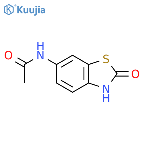 Acetamide,N-(2,3-dihydro-2-oxo-6-benzothiazolyl)- structure