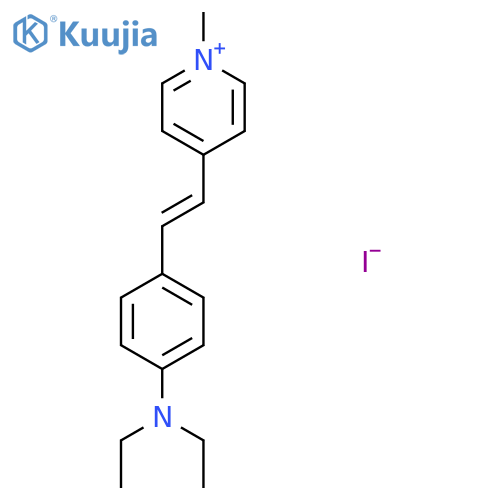 4-(4-Diethylaminostyryl)-1-methylpyridinium iodide structure