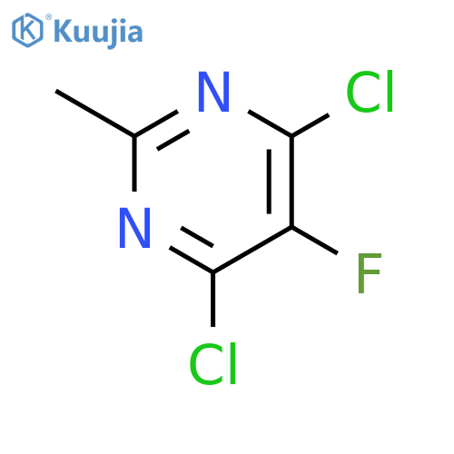 4,6-Dichloro-5-fluoro-2-methylpyrimidine structure