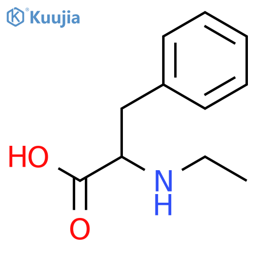 (2R)-2-(ethylamino)-3-phenylpropanoic acid structure