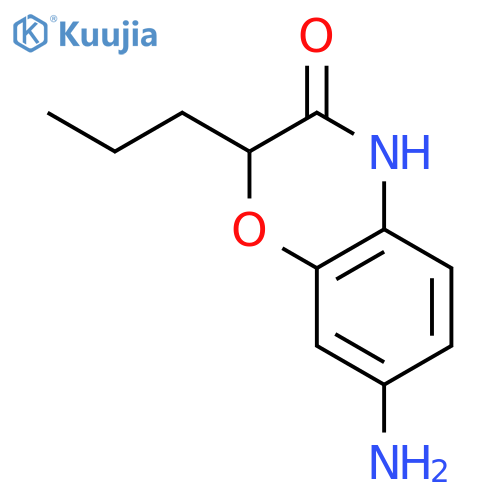 2H-1,4-Benzoxazin-3(4H)-one, 7-amino-2-propyl- structure