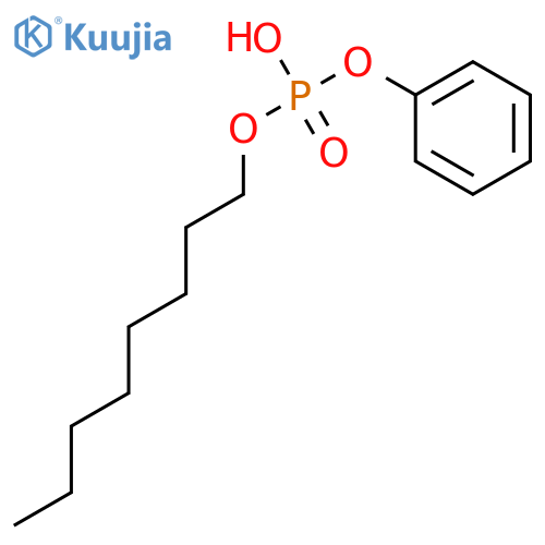 Phosphoric acid,monooctyl monophenyl ester structure