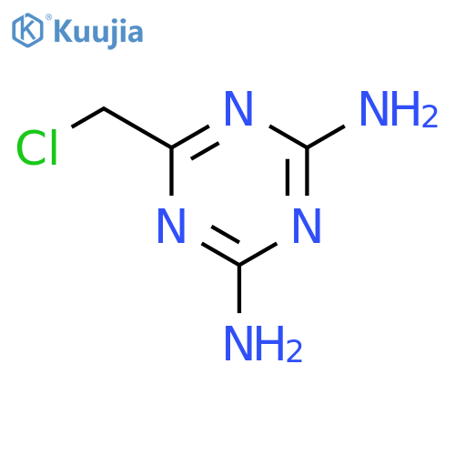 6-(Chloromethyl)-1,3,5-triazine-2,4-diamine structure