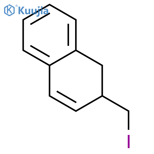 Naphthalene,1,2-dihydro-2-(iodomethyl)- structure