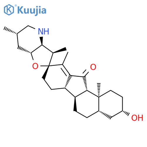 Spiro[9H-benzo[a]fluorene-9,2'(3'H)-furo[3,2-b]pyridin]-11(1H)-one,2,3,3'a,4,4',4a,5,5',6,6',6a,6b,7,7',7'a,8,11a,11b-octadecahydro-3-hydroxy-3',6',10,11b-tetramethyl-,(2'R,3S,3'R,3'aS,4aS,6'S,6aS,6bS,7'aR,11aS,11bS)- structure