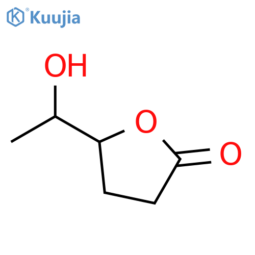 2(3H)-Furanone,dihydro-5-(1-hydroxyethyl)- structure