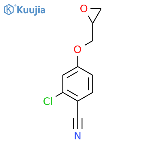 2-Chloro-4-oxiranylmethoxy-benzonitrile structure