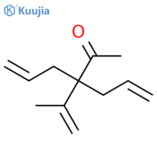 5-Hexen-2-one, 3-(1-methylethenyl)-3-(2-propenyl)- structure