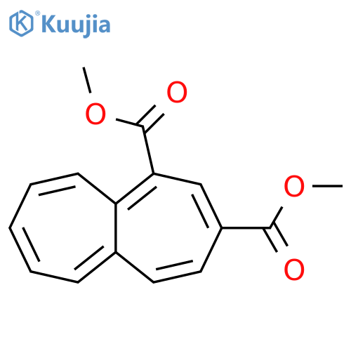 1,3-Heptalenedicarboxylic acid, dimethyl ester structure