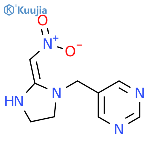 Pyrimidine,5-[[2-(nitromethylene)-1-imidazolidinyl]methyl]- structure