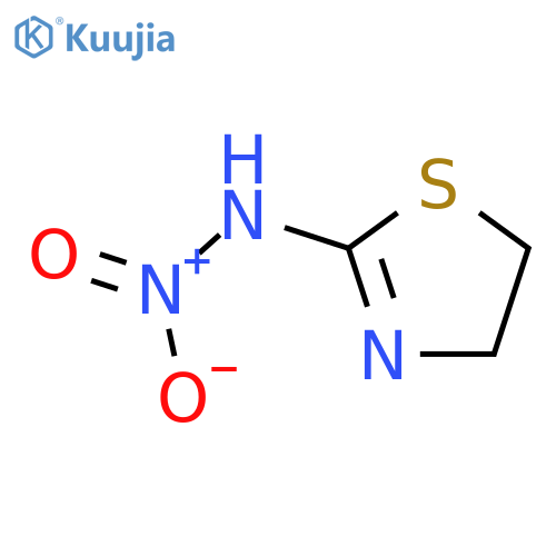 2-Thiazolamine,4,5-dihydro-N-nitro- structure