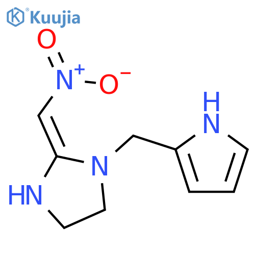 Imidazolidine,2-(nitromethylene)-1-(1H-pyrrol-2-ylmethyl)- structure