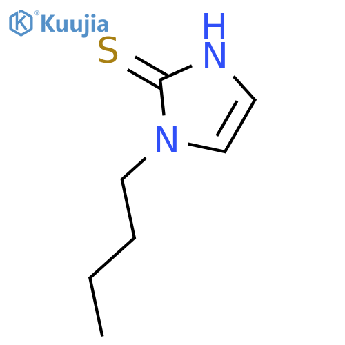 2H-Imidazole-2-thione,1-butyl-1,3-dihydro- structure