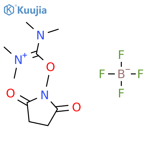 O-(N-Succinimidyl)-N,N,N',N'-tetramethyluronium Tetrafluoroborate structure