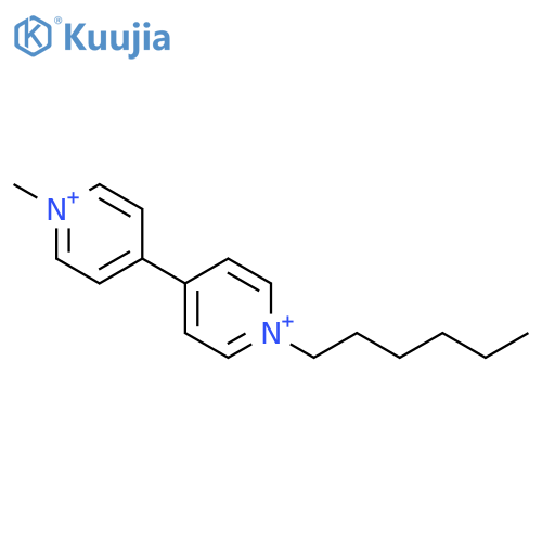 4,4'-Bipyridinium, 1-hexyl-1'-methyl- structure