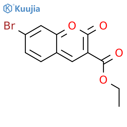 Ethyl 7-bromo-2-oxochromene-3-carboxylate structure