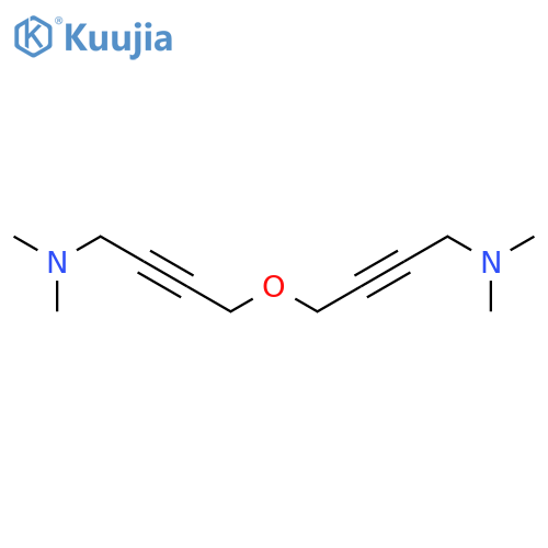 2-Butyn-1-amine, 4,4'-oxybis[N,N-dimethyl- structure