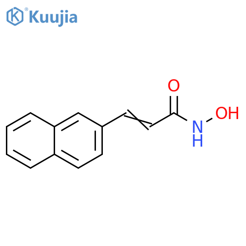 2-Propenamide, N-hydroxy-3-(2-naphthalenyl)- structure