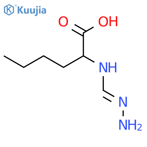 Hexanoic acid, [(aminoiminomethyl)amino]- structure