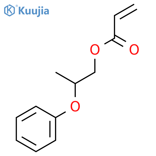 2-Propenoic acid, methyl-2-phenoxyethyl ester structure