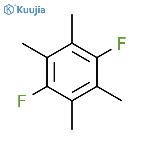 Benzene, 1,4-difluoro-2,3,5,6-tetramethyl- structure
