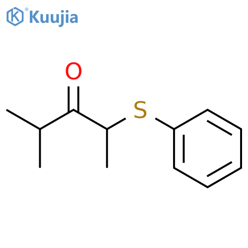 3-Pentanone, 2-methyl-4-(phenylthio)- structure