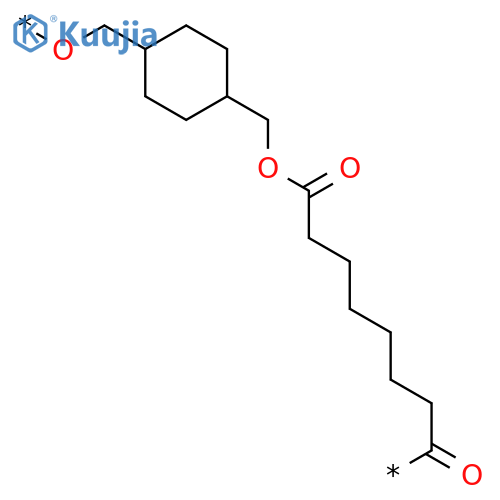 Poly[oxymethylene-1,4-cyclohexanediylmethyleneoxy(1,8-dioxo-1,8-octanediyl)] structure