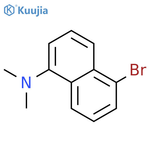 5-bromo-N,N-dimethylnaphthalen-1-amine structure