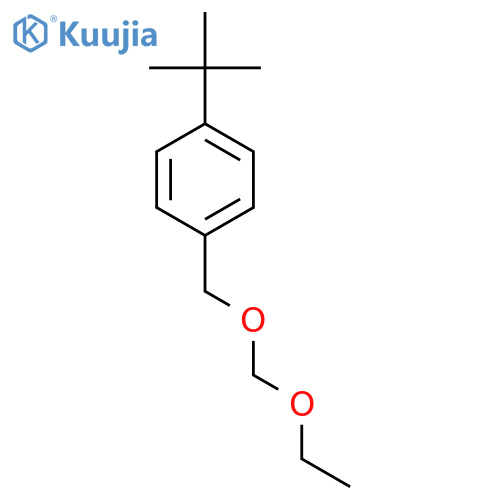 4-tert-butyl-1-[(ethoxymethoxy)methyl]benzene structure