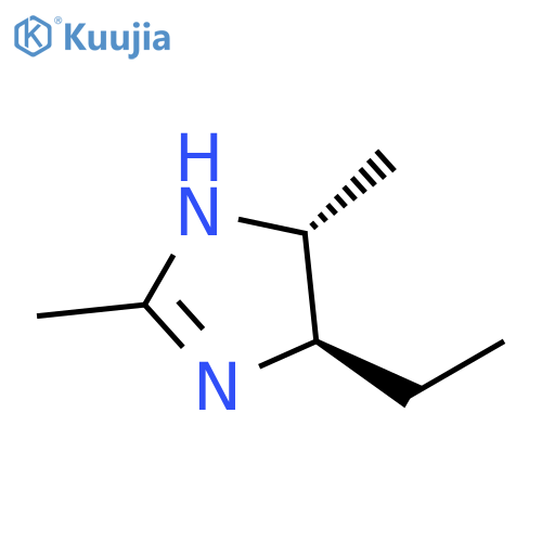 1H-Imidazole, 4-ethyl-4,5-dihydro-2,5-dimethyl-, trans- structure