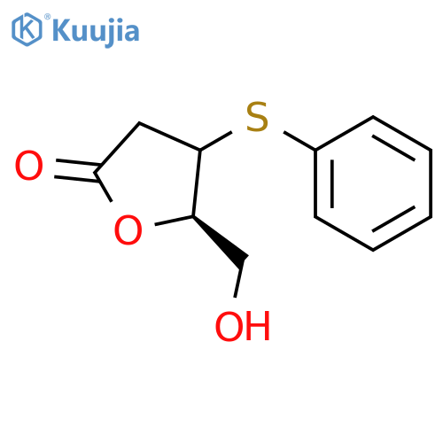 (3R/S,4S)-5-Hydroxy-3-phenylthio-4-pentanolide structure