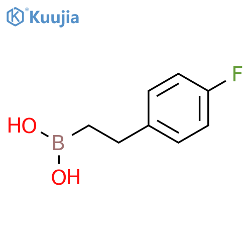 2-(4-fluorophenyl)ethylboronic acid structure