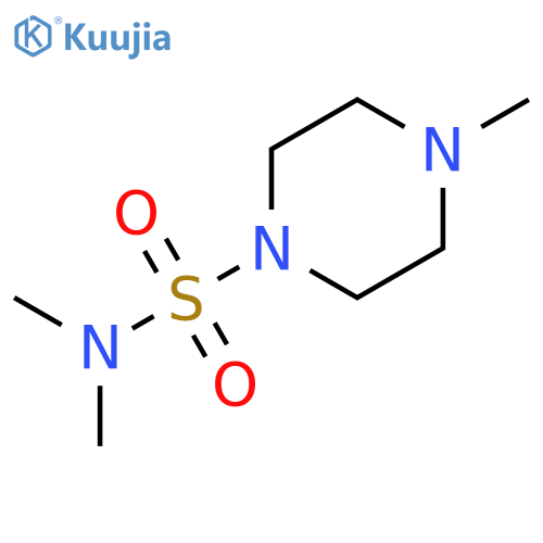 1-Piperazinesulfonamide, N,N,4-trimethyl- structure