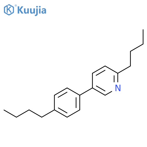 2-butyl-5-(4-butylphenyl)pyridine structure
