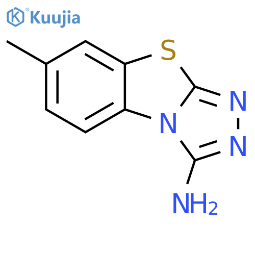 10-methyl-7-thia-2,4,5-triazatricyclo[6.4.0.0^{2,6}]dodeca-1(8),3,5,9,11-pentaen-3-amine structure