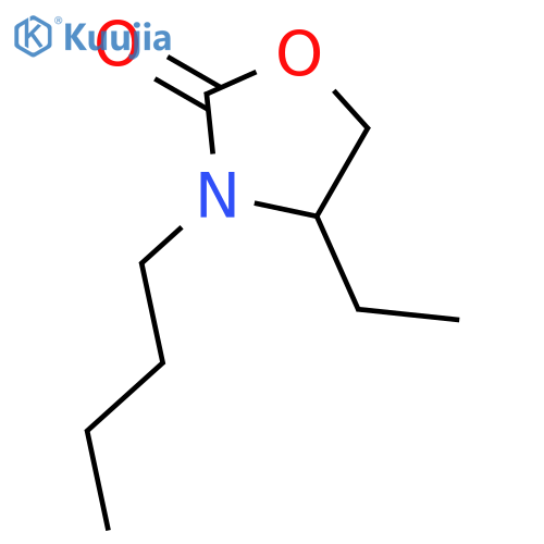 3-butyl-4-ethyl-1,3-oxazolidin-2-one structure
