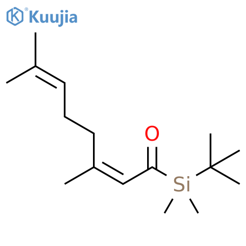 2,6-Octadien-1-one, 1-[(1,1-dimethylethyl)dimethylsilyl]-3,7-dimethyl-, (2Z)- structure