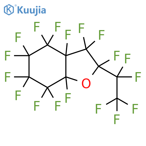 Benzofuran,2,3,3,3a,4,4,5,5,6,6,7,7,7a-tridecafluorooctahydro-2-(pentafluoroethyl)- structure