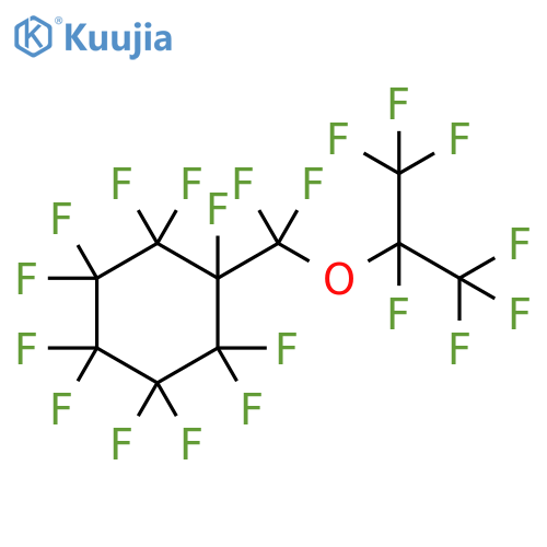 Cyclohexane,[difluoro[1,2,2,2-tetrafluoro-1-(trifluoromethyl)ethoxy]methyl]undecafluoro- structure