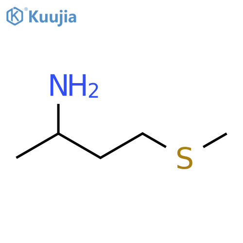 4-(methylsulfanyl)butan-2-amine structure