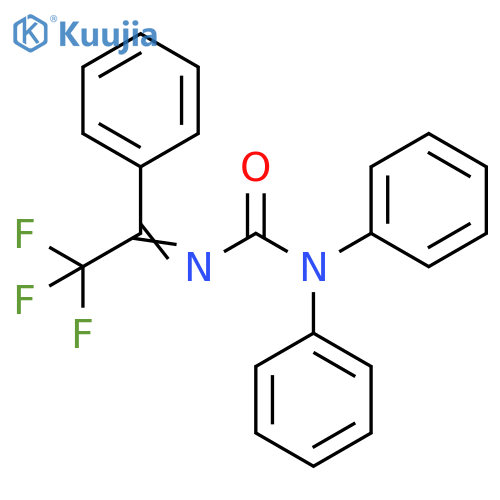 Urea, diphenyl(2,2,2-trifluoro-1-phenylethylidene)- structure