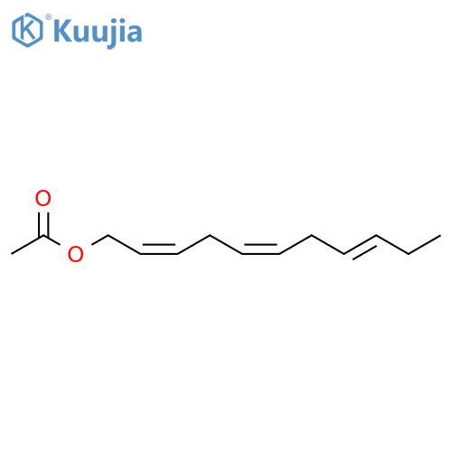 2,5,8-Undecatrien-1-ol, acetate, (Z,Z,E)- structure