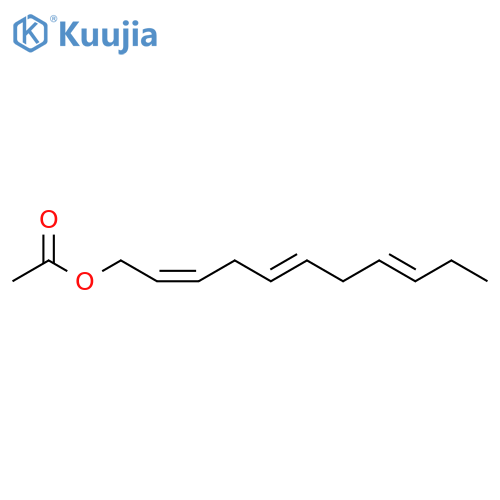2,5,8-Undecatrien-1-ol, acetate, (Z,E,E)- structure