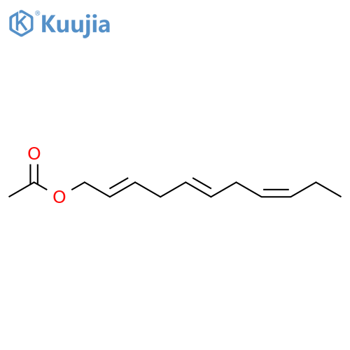 2,5,8-Undecatrien-1-ol, acetate, (E,E,Z)- structure