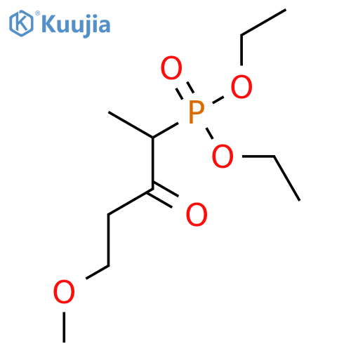 4-diethoxyphosphoryl-1-methoxypentan-3-one structure