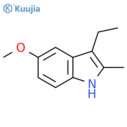 3-ethyl-5-methoxy-2-methyl-1H-Indole structure
