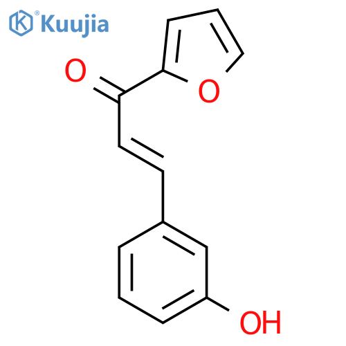 1-(furan-2-yl)-3-(3-hydroxyphenyl)prop-2-en-1-one structure