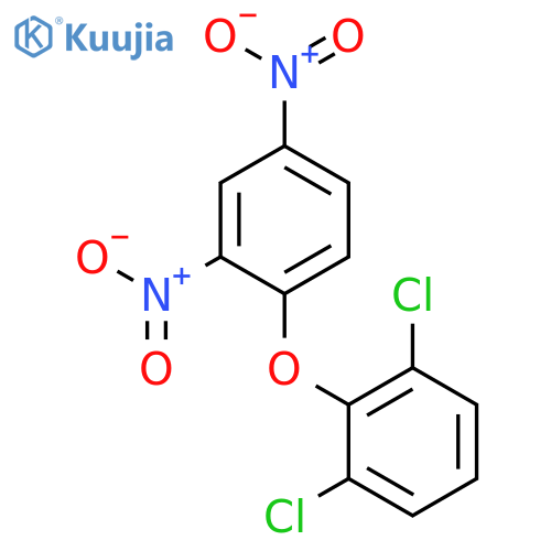 Benzene, 1,3-dichloro-2-(2,4-dinitrophenoxy)- structure
