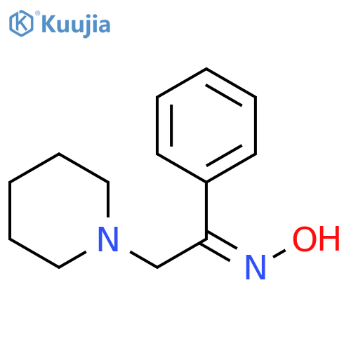 Ethanone, 1-phenyl-2-(1-piperidinyl)-, oxime, (E)- structure